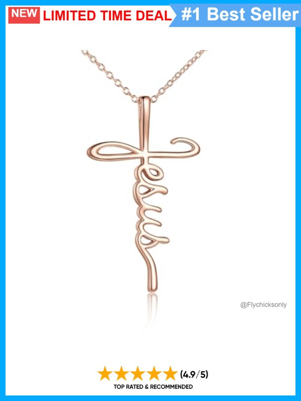 925 Sterling Silver Cross Necklace Sunflower Pendant Faith Hope Christian Gift
